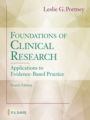 cover image of Foundations in Clinical Research